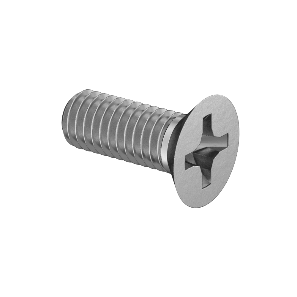 Flat Head Philips M3x0.5x8mm (SUS)