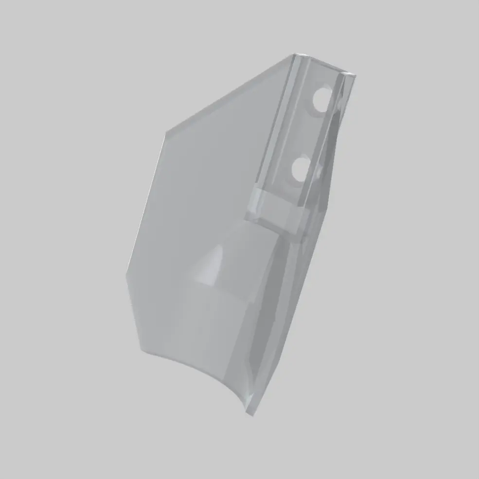 Clamshell- Upper 2-7/8 OAL