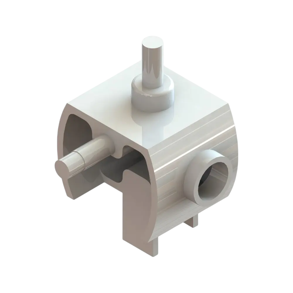 Block w/stud clamshell MT