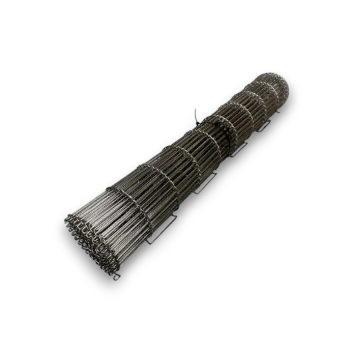 [1000648] Stainless Steel Wire Mesh Belt W: 640mm x L: 2.1m x Wire Dia:1.8mm x Chain pitch:12mm